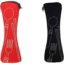 2 Pièces Boite A Couvert Transportable,Sacs à Couverts Portables Avec