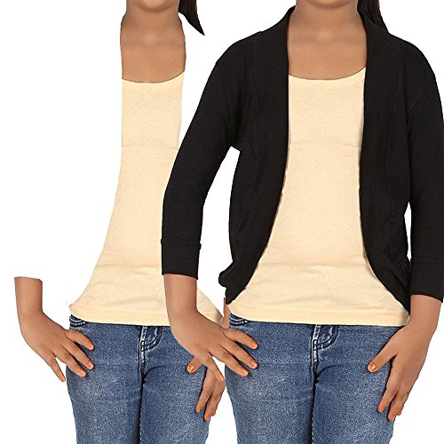 girls black bolero cardigan