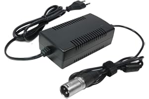 Trade-Shop Bloc d'alimentation chargeur chargeur 29,4 V 2 A pour batteries 24 V avec connecteur XLR 3 broches 18,5 mm Remplace HP1202L2 pour batteries de vélo électrique de Prophete Alu-Rex
