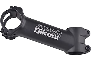 Azarxis Vástago de Manillar de Bicicleta MTB 31,8mm 25,4mm 60° 35° 17° 45 ° Aleacióm de Aluminio Potencia Ajustable para Ciclismo Bicicleta de Montaña de Carreras