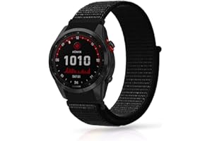 Niboow Correa QuickFit 26mm para Garmin Epix 2 Pro 51mm, Ajustable Repuesto Velcro Correa para Garmin Fenix 7X Pro Solar/Fenix 7X/6X GPS/6X Pro/6X Sapphire GPS/5X Sapphire/5X GPS - Negro