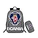 Produktbild WNUVB Scania Kinder Schultasche Schüler Tasche 3D Druck LKW Kombination Tasche Casual Sport Rucksack (48 cm * 32 cm * 15 cm) C