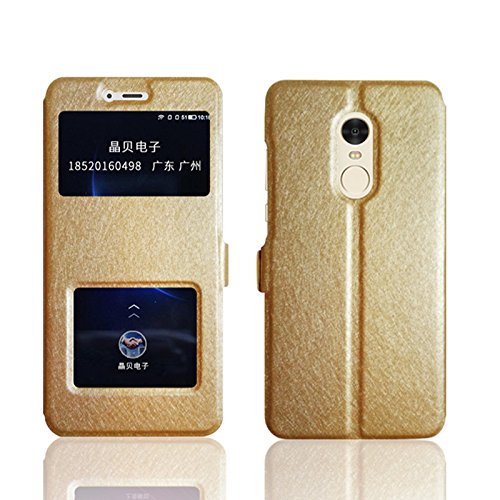 Xiaomi Redmi Note 4 Funda TOTOOSE para Xiaomi Redmi Note 4 Ultra fino PU Cuero Caso con Ver Windows Flip Stand Funci n Inner dura PC Cubrir Escudo protector Dorado reviews Xiaomi Redmi Note 4 Funda TOTOOSE para Xiaomi Redmi Note 4 Ultra fino PU Cuero Caso con Ver Windows Flip Stand Funci n Inner dura PC Cubrir Escudo protector Dorado