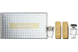 Paco Rabanne Mini set de regalo de colonia para hombre (4 x 0.2 fl oz) variedad de viaje en miniatura