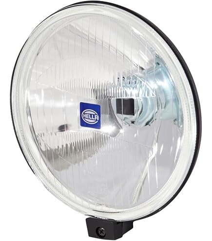 Universal 101mm Clear Round Fog Spot Lights - 12V, 55W, H3 Bulb, LED Technology, E-Marked (Pair)