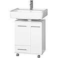 Schildmeyer Nora Meuble sous-lavabo 144919, Bois Composite, Décor chêne
