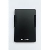 Metal Kartlık & C&uuml;zdan - KLASİK - NFC & RFID Korumalı - Paslanmaz &Ccedil;elik - Mat Siyah | Morveno