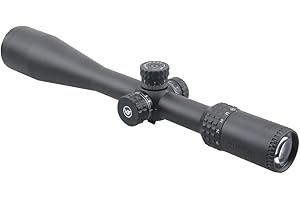 Vector Optics Sentinel-X 10-40x50 Second Focal Plane (SFP) Riflescope with Etched Glass COM-25M Reticle, 30mm Tube, 1/8 MOA per Click Adjustment, Turret Lock System, Free Mount Rings