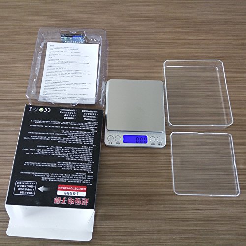 Digital Waage, 500g/0.01g professionelle Präzisionswaage / Briefwaage / Feinwaage / Goldwaage / Taschenwaage , sehr genau, von wake-up-easy, pocket scale (500/0.01g) - 4