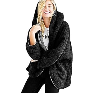 DOGZI Abrigo Mujer Invierno,Reversible Piel