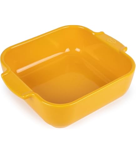 LEETOYI Porcelain Small Oval Au Gratin Pans, Set of 4 Baking Dish Set for 1 or 2 Person Portions, Baking Molds with Double Handle for Kitchen and Home (White