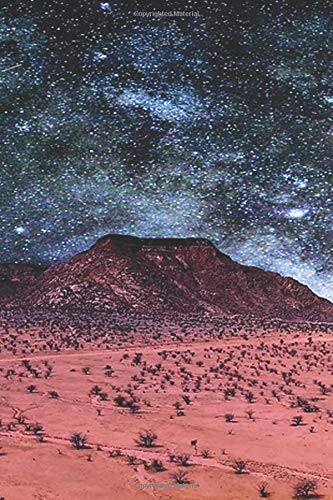 Preisvergleich Produktbild Journal: Galaxy Desert 6x9 Lined Journal Notebook 200 Pages