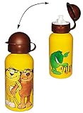 2 tlg. Set: Brotdose + Trinkflasche – “ Janosch / Tigerente – Tiger & Bär “ Brotbüchse / Lunchbox Küche Essen für Jungen & Mädchen – Frosch Kastenfrosch – Tiere Zootier Kinder Vesperdose – Pausenbrot Fahrradflasche - 5