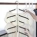 Produktbild Globalqi, Mehrschichtige Kleiderbügel Five-Piece Schwamm Rutschfeste platzsparende Kleiderbügel Edelstahl Multifunktions-Seamless Kleidung Aufhängen Kann Vertikal Vertikal Zum Aufhängen Kleidung Hose