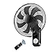 Produktbild FAN LYFS An der Wand montierte 16"7-Blatt-Fernbedienung zur Wand- / Tischmontage, die Sich mit Zeitschaltuhr und geräuscharmer Fernbedienung oszilliert. Ideal für Heim und Büro Bring Cool