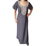 Indiatrendzs Women's Cotton Nighty Printed Sleepwear Nightgowns (Chest 40)
