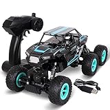 Auto Telecomandata RC Car Rolytoy Macchina con 3 Strong Motors 6WD Alta Velocità in Scala 1/14 Terrain RC Cars Telecomando Elettrico Off Road Monster Truck