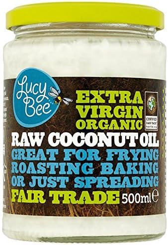 Lucy Bee Extra Virgin Organic Coconut Oil 500ml (Pack of 6)