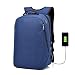 Produktbild Pinkfishs 25L gegen Diebstahl Rucksack Multifunktionaler USB Charging Travel Waterproof 15 Zoll Laptop-Tasche - Blau