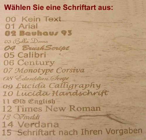 Aufbewahrungsbox/ Holzkiste m. Deckel Gr. 1 Kiefer incl. Lasergravur nach Wunsch - 6