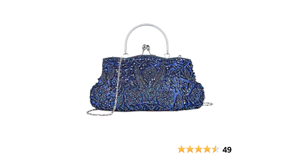 navy blue purses amazon