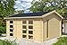 Produktbild Gartenhaus G99 - 28 mm Blockbohlenhaus, Grundfläche: 16,40 m², Satteldach
