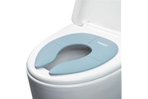 Twinky® Mini Potty – 2-in-1 Baby WC Reduzierer & Toilettentrainer – Faltbarer Toilettensitz – Toilettensitz Reduzierer – Kinder WC Brille (Blauw)