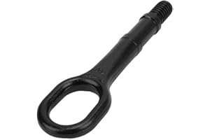 ‎AKOZON Akozon Tow Hook, Black Car Tow Hook 1T0 805 615A Heavy Duty Towing Eye Hook Bumper Trailer Ring Replacement for R32 Rabbit Eos CC