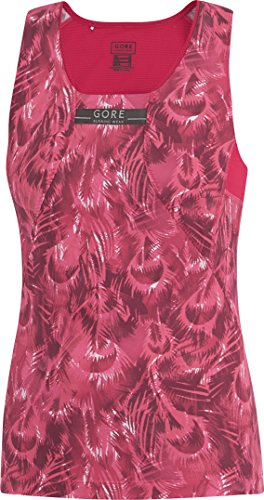 Gore Running Wear Damen Print Shirt rmellos Air Lady, Jazzy Pink, 42, ILAIRP130010