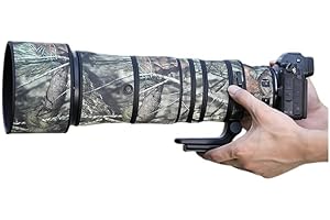 ONCFOTO Waterproof Lens Coat for Nikon Z 180-600mm F/5.6-6.3 VR LENS Camouflage Rain Cover (SSMC)