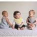 Ziggy Baby Jersey Cotton Fitted Crib Sheet Set, Grey/White, by Ziggy Baby