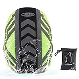 【Einzigartiges Design & Schutz Styl - Stilvolles Design mit reflektierenden Streifen, die für zusätzliche Sicherheit sorgen. Das wasserdichte Material schützt den Rucksack vor Kratzern, Schmutz und Sand und hält das Innere des Beutels trocken.