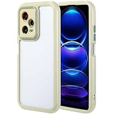 Zore Xiaomi ile uyumlu Redmi Note 12 Pro 5G Kılıf Kamera Korumalı Renkli Kenar ve &Ccedil;er&ccedil;eve Tasarımlı Zore Vitamin Kapak Yeşil