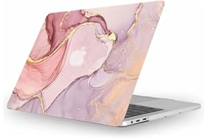 FANCITY Etui kompatybilne z MacBook Air 34.5 cm z lat 2022, 2024, 2025, M4, A3240, M3, A3113, M2, A2681, z dotykowym identyfikatorem i wyświetlaczem Retina, gumowana, smukła, twarda obudowa ochronna do Air