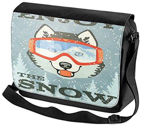 Preisvergleich Produktbild LEotiE SINCE 2004 Umhänge Schulter Tasche Fun Küchen Winter bedruckt