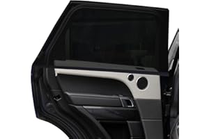 Pare Soleil Voiture Bébé,2 Pièces Chaussette Voiture Soleil par Bloquer Les Rayons UV par Protege Soleil Voiture Arrière Enfants et Animaux,Pare Soleil Voiture Compatible avec la Plupart des Auto