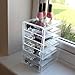 KurtzyTM 5 Drawer Tower Clear Acrylic Plastic Make Up Beauty Organiser Table Top Draws