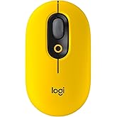 Logitech POP Fare, &Ouml;zelleştirilebilir Emojili Kablosuz Optik Fare, SilentTouch Teknolojisi, Hassas/Hız Kaydırma, Kompakt Tasa
