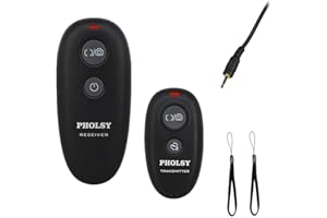 PHOLSY Kabellose Kamera Fernauslöser Auslöser Fernbedienung Kompatibel mit Panasonic S5, S1, G95, G91, G9, GH5, GH6, GH7, G85, G81, GX8, GX7, GH4, GH3, FZ2500, FZ2000, FZ1000