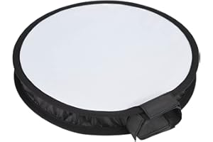 YUSAT 40 cm Tragbarer, Faltbarer, Runder Speedlite-Softbox-Diffusor für Kamera-Blitzlicht