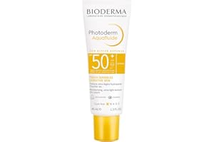 BIODERMA Photoderm Aquafluide SPF50+ Fluido Solar Facial con Muy Alta Protección UVA y UVB - Hidratante y Matificante - Pieles Sensibles - Textura Fresca y Tacto Seco - Tubo 40 ml
