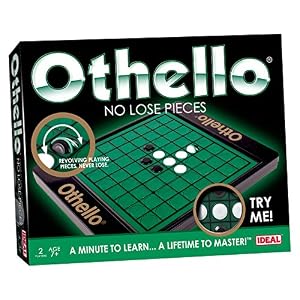 John Adams Ideal, Othello No Lose Pieces: A Minute to Learn… a Lifetime to Master!, Family Strategy Game, For 2 Players, Ages 7+