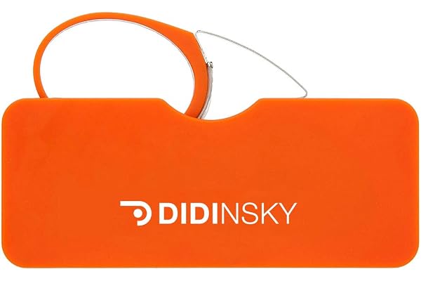 DIDINSKY ORSAY | Lunettes de lecture sans branches | Monture légère et résistante | Quevedos vintage 6g | Adhésif double-face fixation mobile | Lecture, voyage, bureau