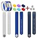 Produktbild Fitbit Alta Ersatzarmband, Bluesim komfortabler buntfarbige Sport Fitness Fitbit Alta Ersatzarmband Ersatzschweißarmband Armband Ersatzband Sport-Uhrenarmband Eratzschweißband mit kostenfreien Verschluss für Fitbit Alta