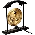 Feng Shui Brass Gong 8.26inch/21cm Desktop Gong Copper Zen Chinese Table Gong Hand Gong For Housewarming Home Decor Oriental Chinese Mysterious Decor Gifts