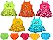 Vinab Cotton Frock Set For Baby Girls -6 To 12 Months (Pack Of 5) RS.489.00