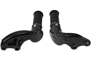 HCmotorku Staffa di montaggio per pedane passeggero posteriore per moto adatta per Indian Scout 2015-2023 Scout Sixty 2016-2023 Bobber 2018-2023 Nero