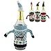Produktbild Cikuso Weihnachten Wein Flasche Kappe Weihnachten Tisch Dekoration Hut Hirsch Schneemann Muster Wein Flasche Dekoration (4 Packungen)