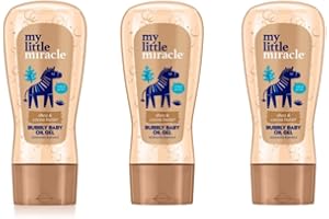 GENERIC Priceless Discounts Online My Little Miracle Shea & Cocoa Butter Bubbly Baby Oil Gel Leaves Skin Soft And Smooth 3 x 200ml