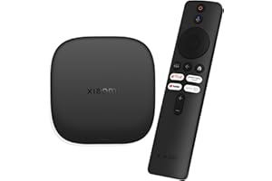 Xiaomi Mi TV Box S 3nd Gen, 2GB RAM + 32GB ROM, Reproductrice Streaming en 4K Ultra HD, Bluetooth, Wi-FI, 3ème Génération, Noir